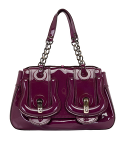 B Bag, Patent, Purple, 089, 2*
